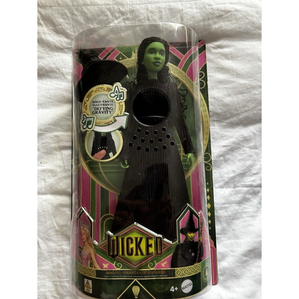 Collectible Mattel Wicked Singing Elphaba Doll URL Misprint Error New Mint  Rare